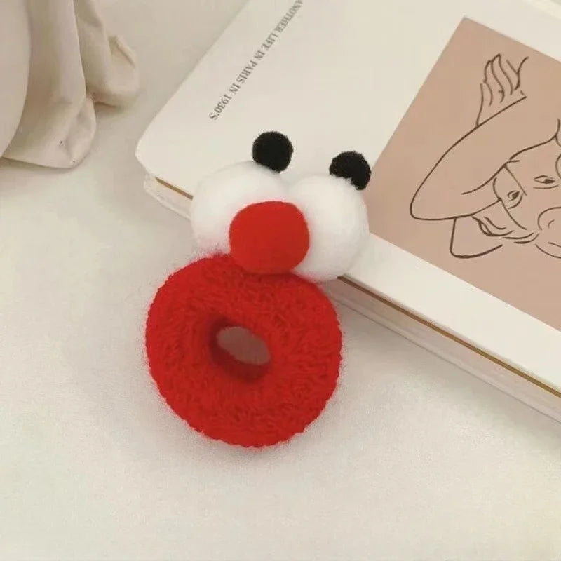 Googly Eye Pom Pom Hair Tie