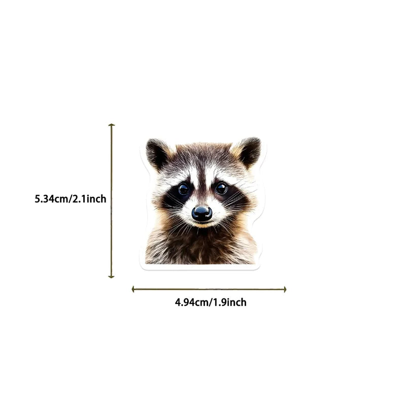 Raccoon Graffiti Stickers