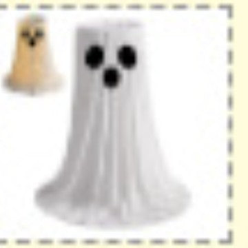 Soporte para cuenco de dulces de fantasma para Halloween