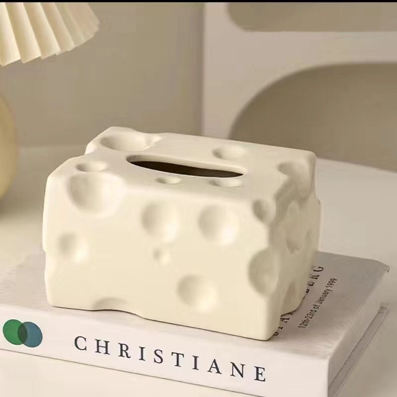 Cheese Block Tissue Box
