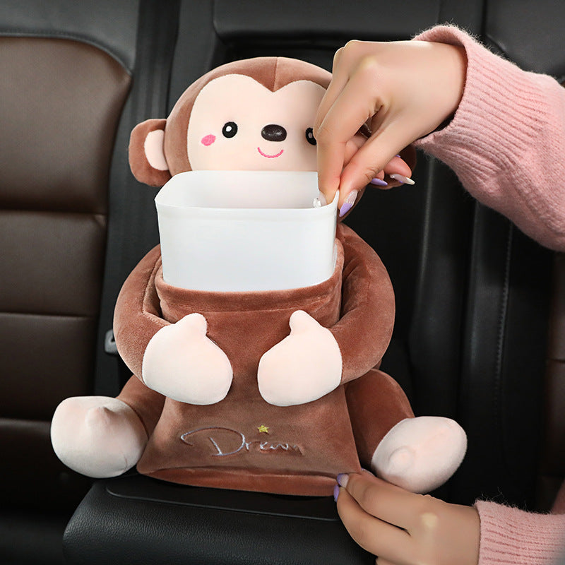 Lion Plush Car Tissue Holder
