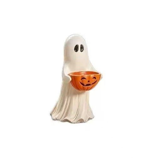 Tazón de dulces de calabaza fantasma