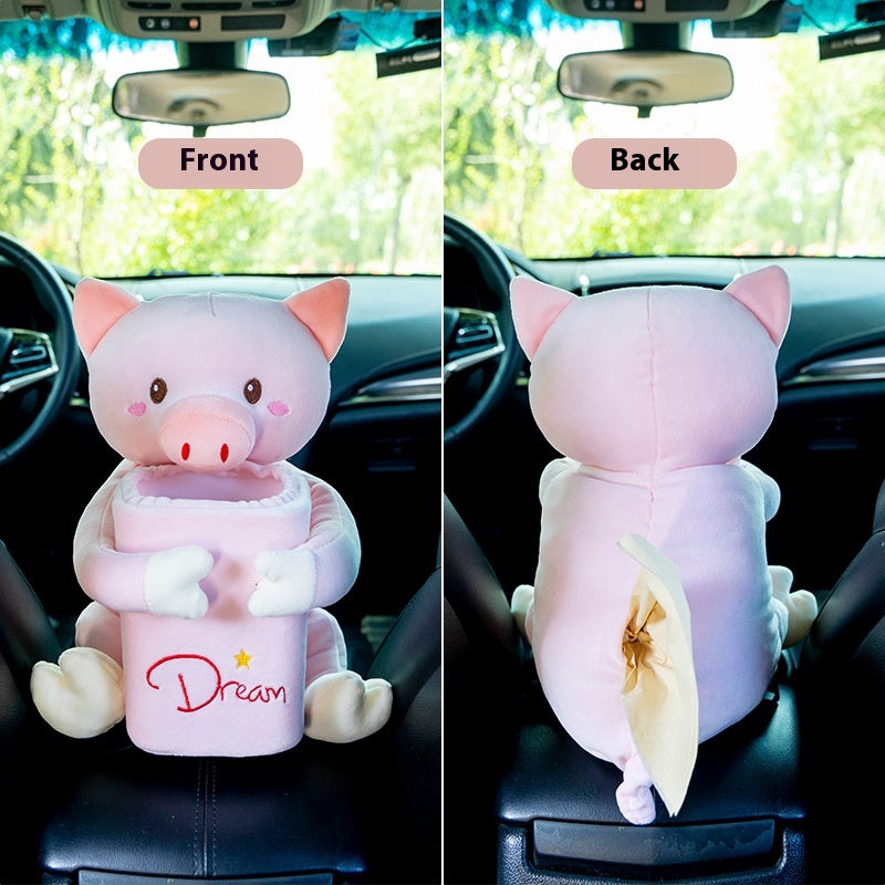 Lion Plush Car Tissue Holder