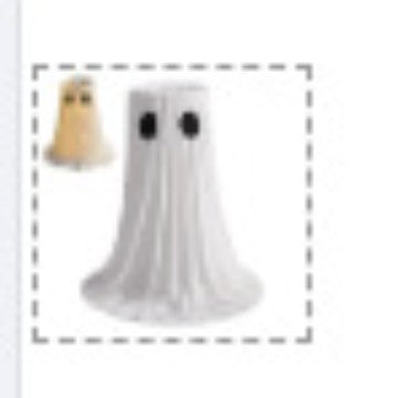 Soporte para cuenco de dulces de fantasma para Halloween
