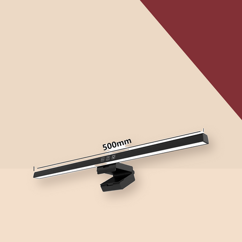 50 cm Monitor Light Bar on The Weird Store cream and burgundy background