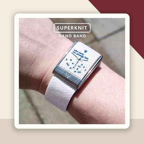 New Crown & Clock Woven Nylon Band