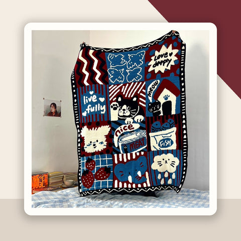 Thick Half-Velvet Air-Conditioning Blanket