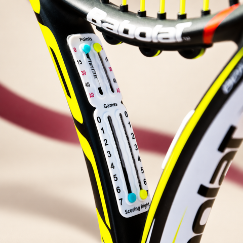 Clip-On Tennis Score Keeper on The Weird Store studio background