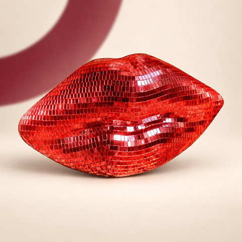 Disco Lips Decor on The Weird Store studio background