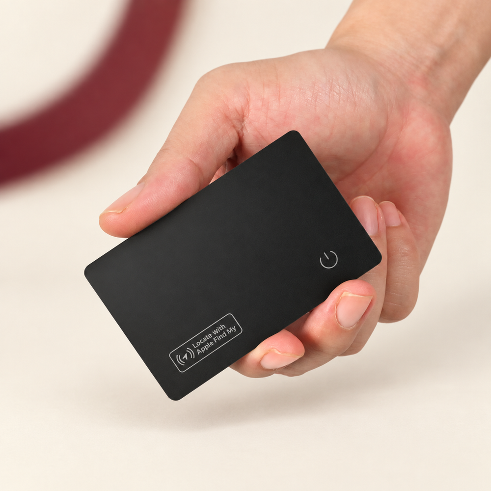 Find My Wallet Card on The Weird Store studio background
