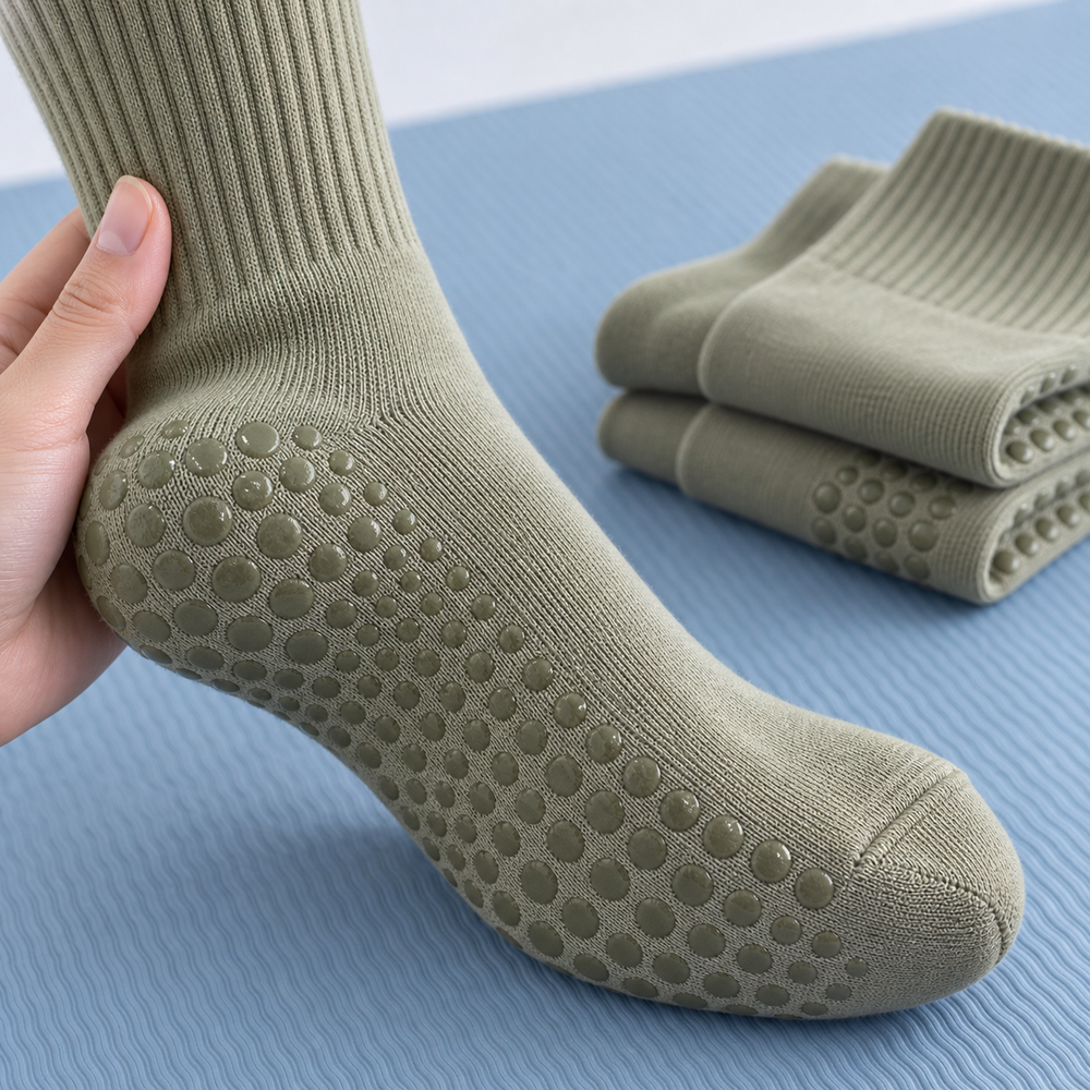 Silicone sole grip detail on Studio Grip Socks