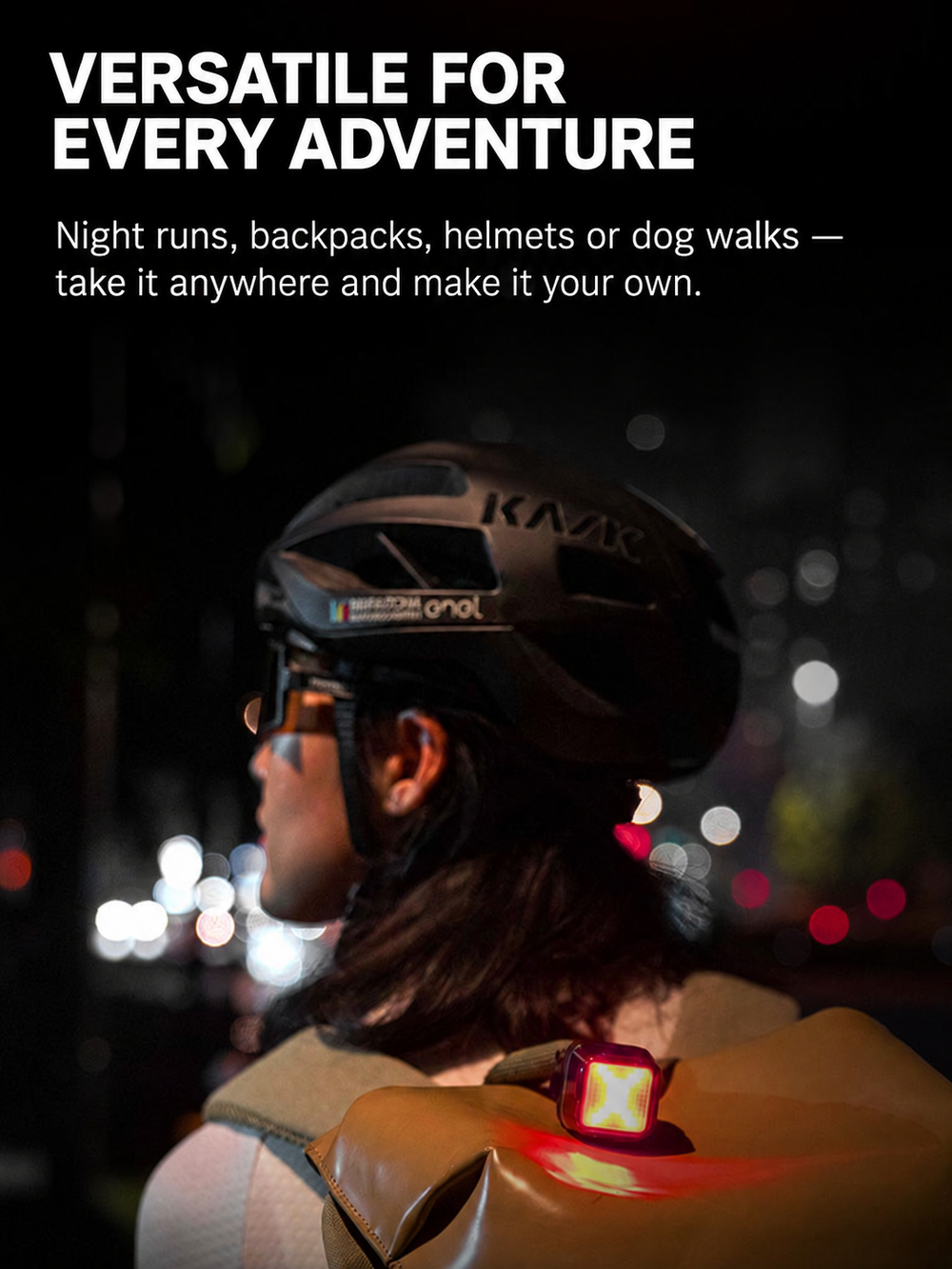Luz trasera inteligente para bicicleta XOSS Nebula Smart Matrix