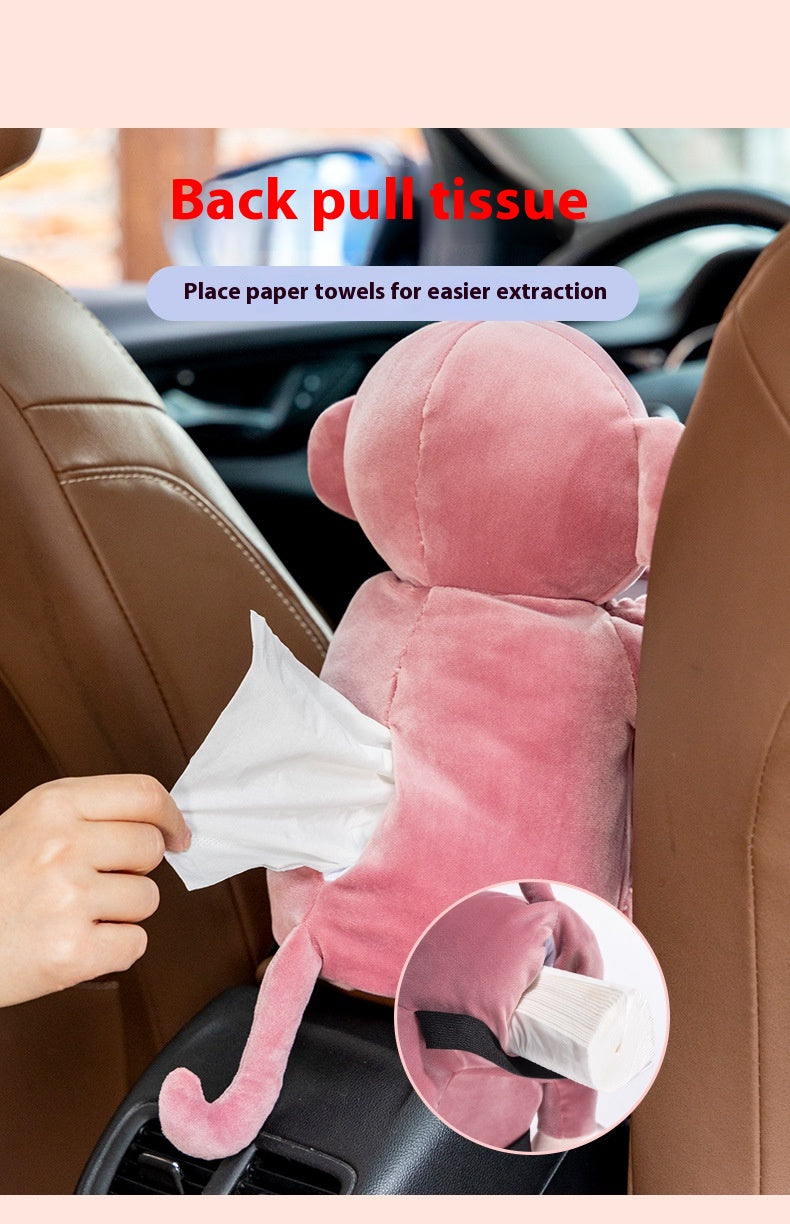 Lion Plush Car Tissue Holder