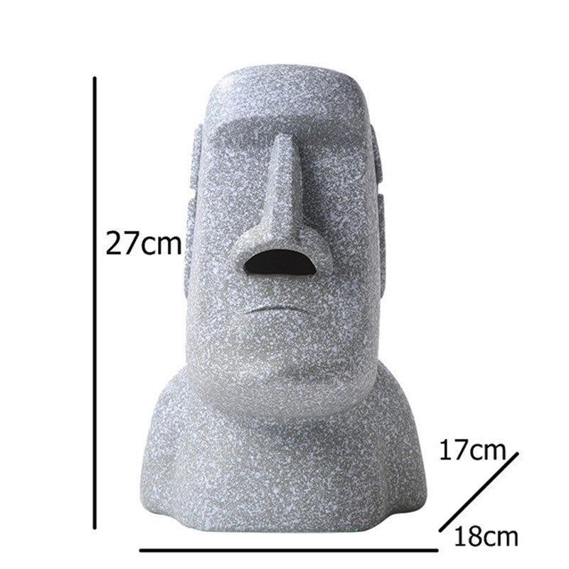 Stone Portrait Tissue Box