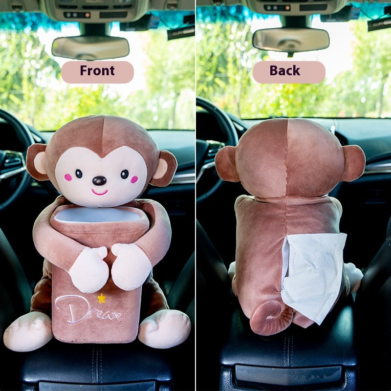 Lion Plush Car Tissue Holder
