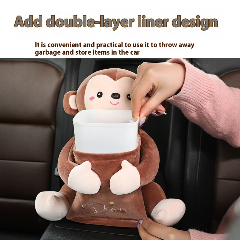Lion Plush Car Tissue Holder