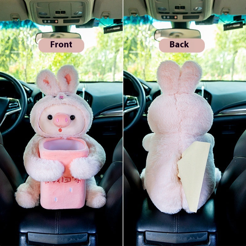 Lion Plush Car Tissue Holder