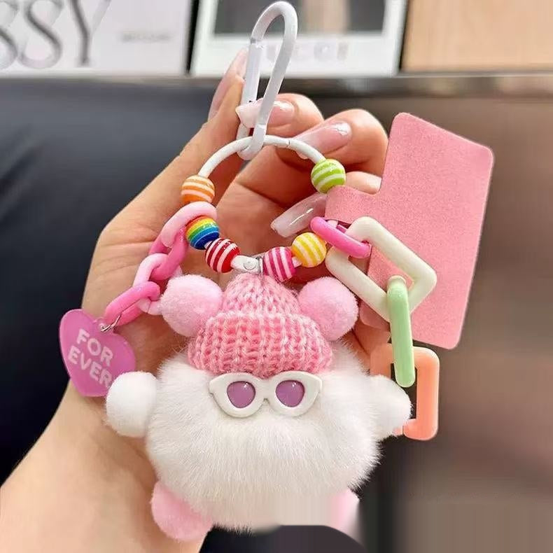 ميدالية حقيبة بتصميم وحش فروي