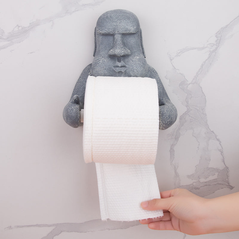 Moai Toilet Roll Holder