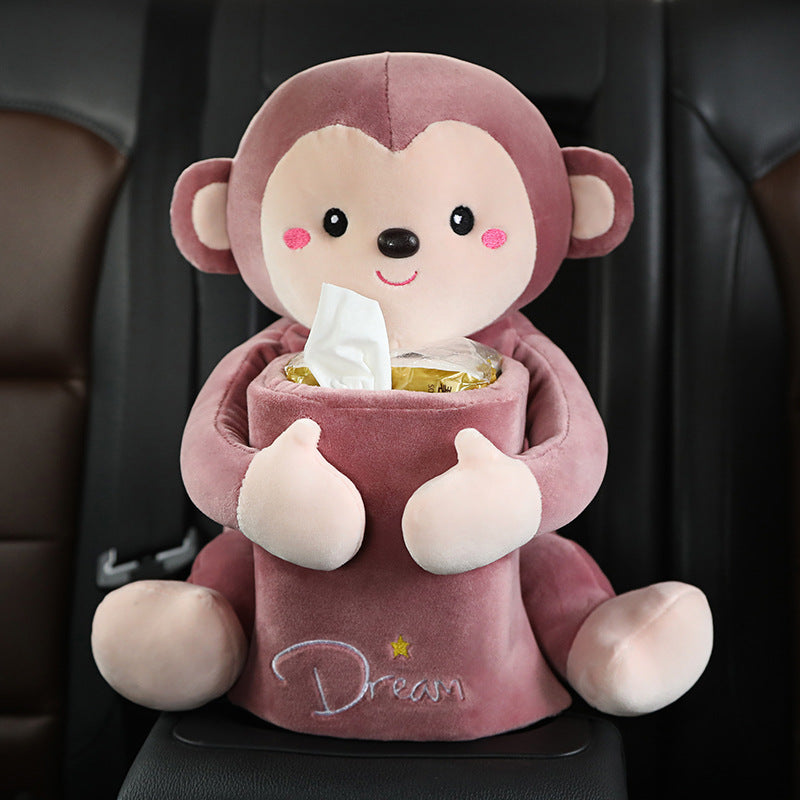 Lion Plush Car Tissue Holder