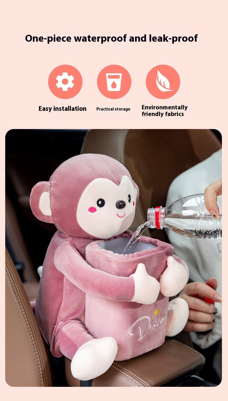 Lion Plush Car Tissue Holder