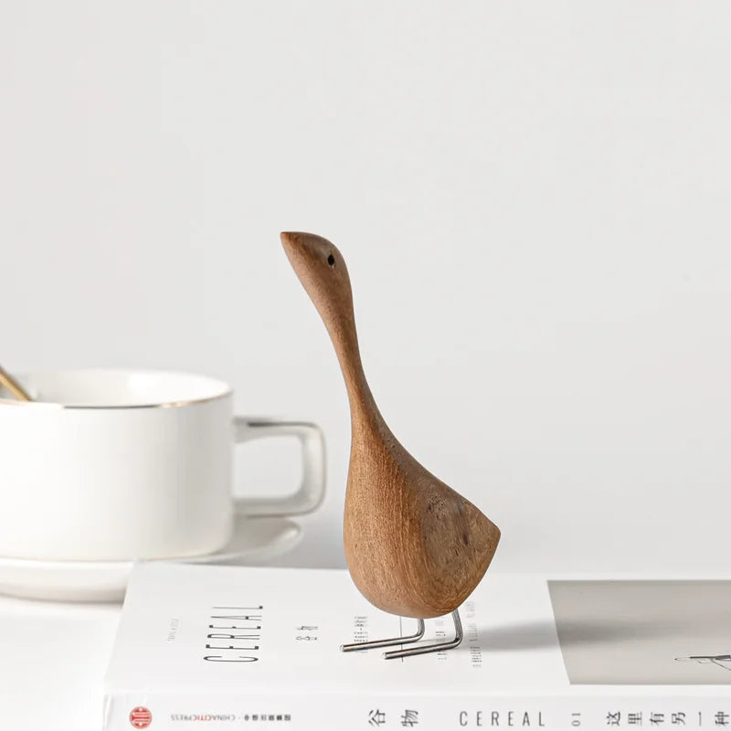 Teak Goose Couple