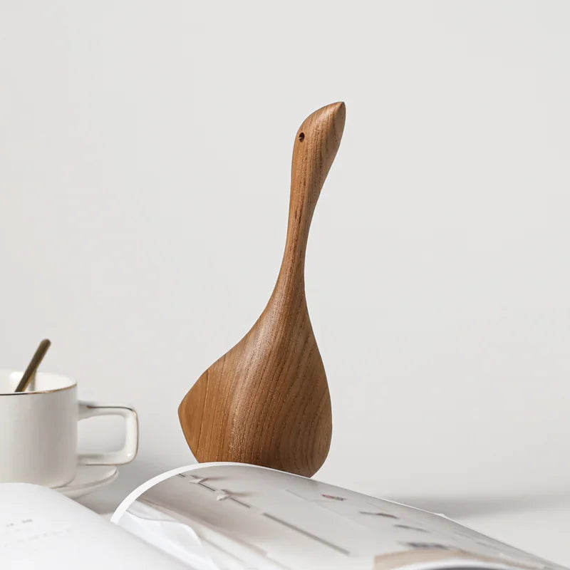 Teak Goose Couple