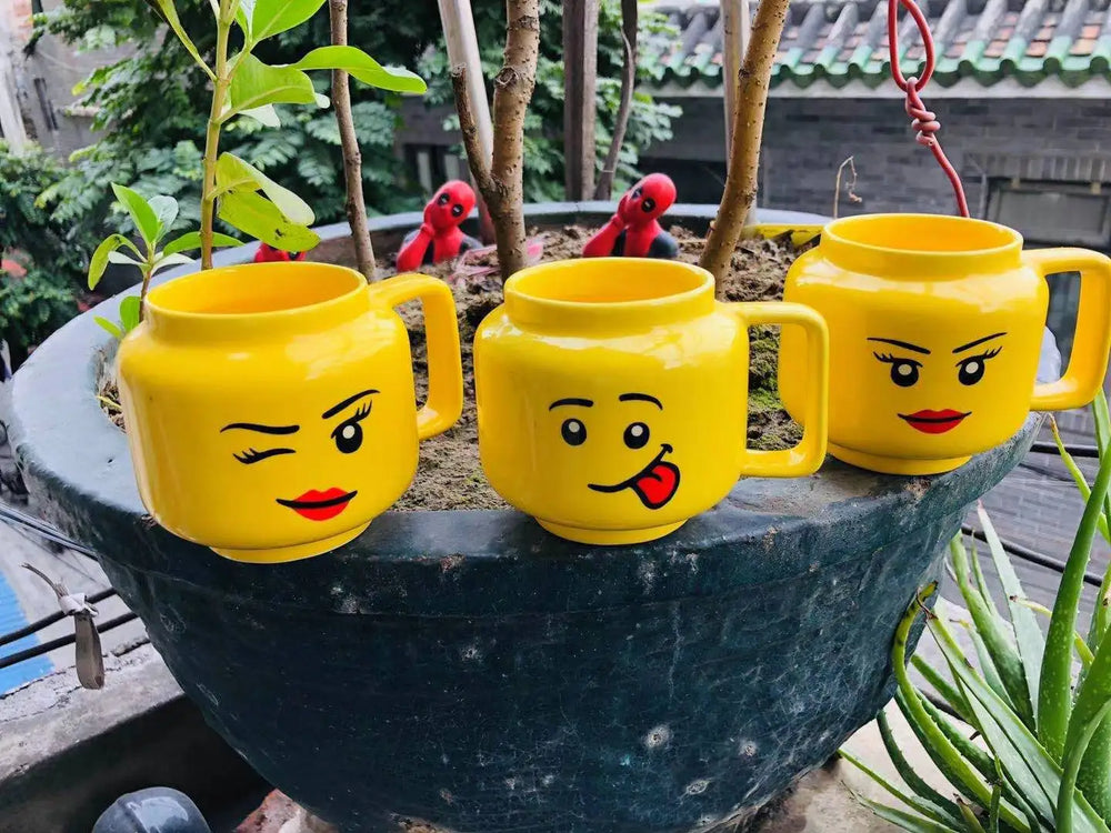 Taza de cerámica de dibujos animados