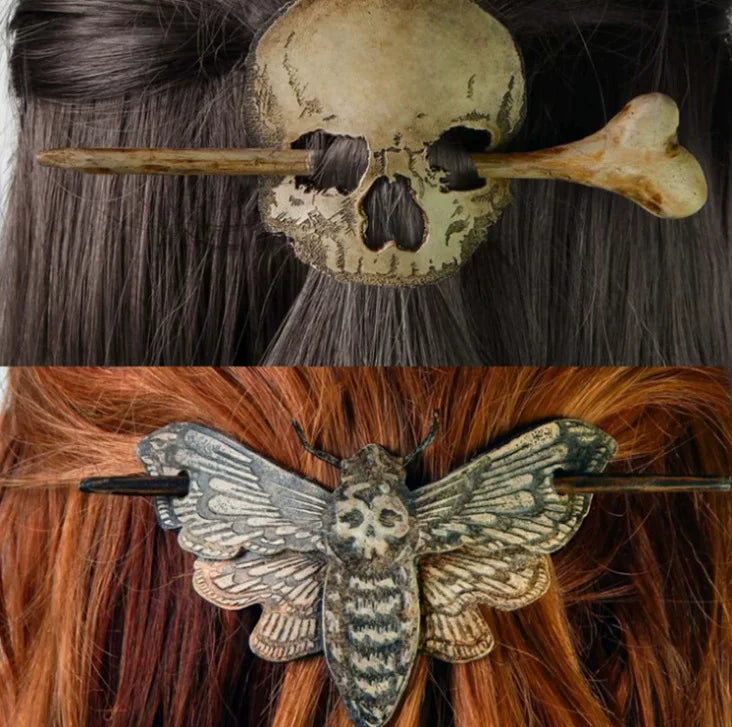 Death Moth Hair Pin