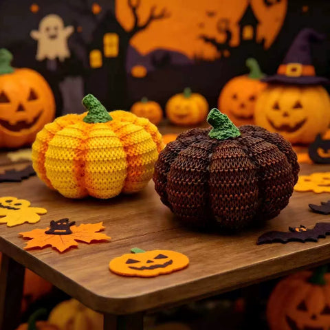 Crocheted Pumpkin Decor