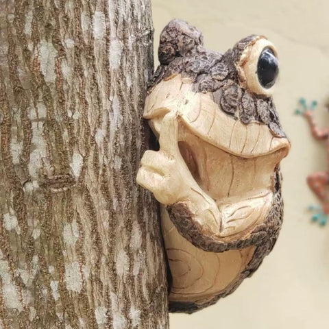 Peeping Frog Climbing Tree Hanging Garden