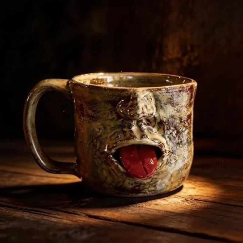 Tongue-Out Face Mug