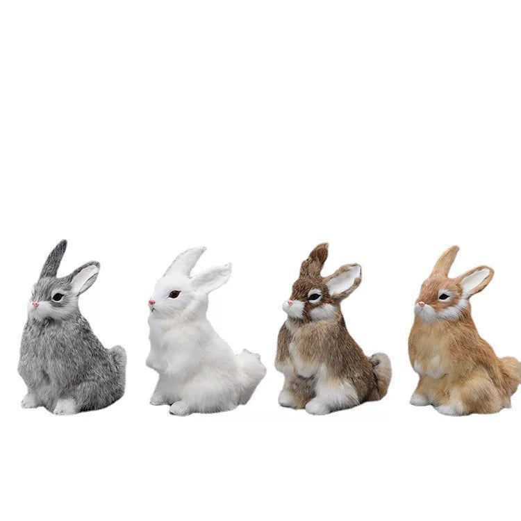 Realistic Rabbit Figurine