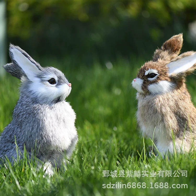 Realistic Rabbit Figurine