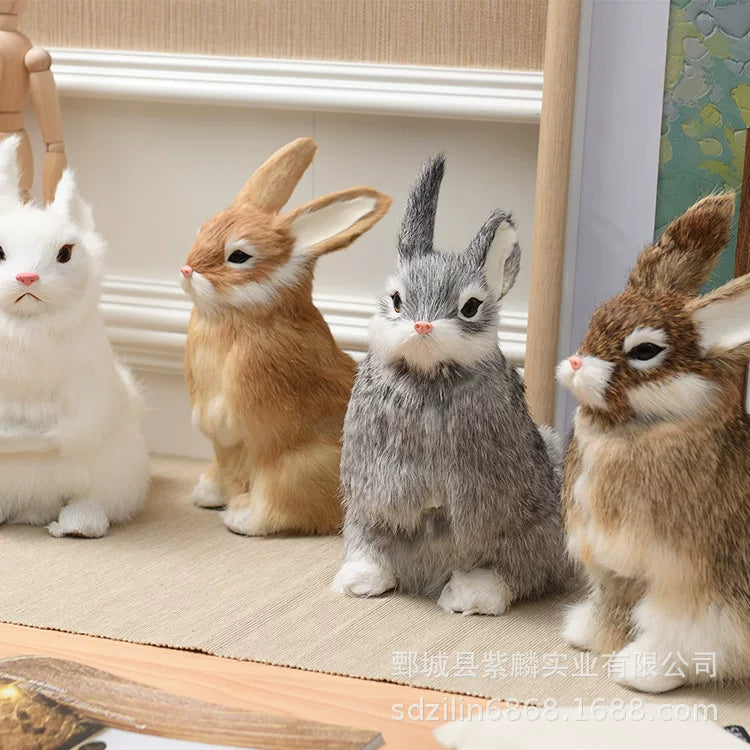 Realistic Rabbit Figurine