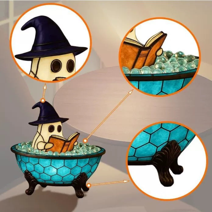 Luz de ambiente de fantasma para baño de burbujas