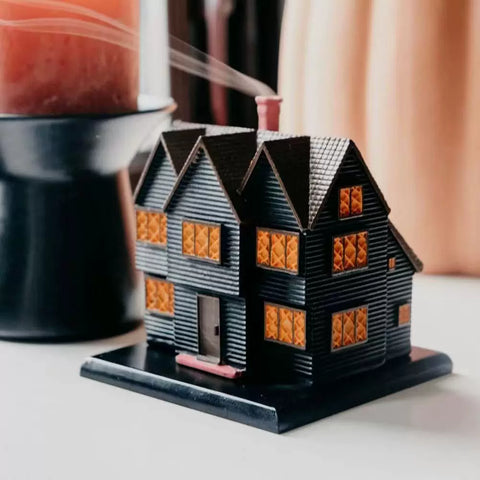 Black Cabin Incense Burner