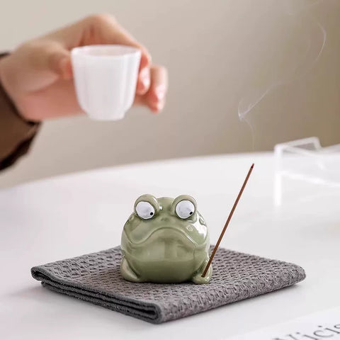 Quirky Frog Incense Holder