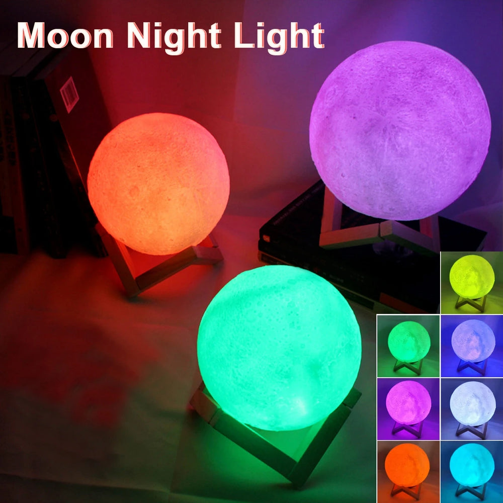 Moon Lamp on a Stand