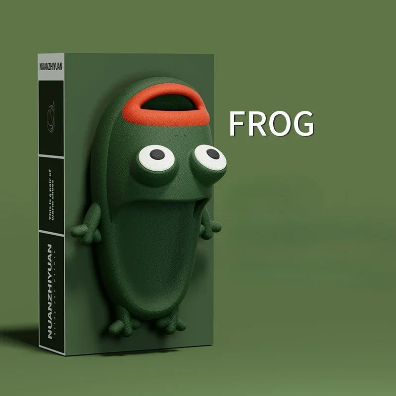 Dark green colourway of the frog slide
