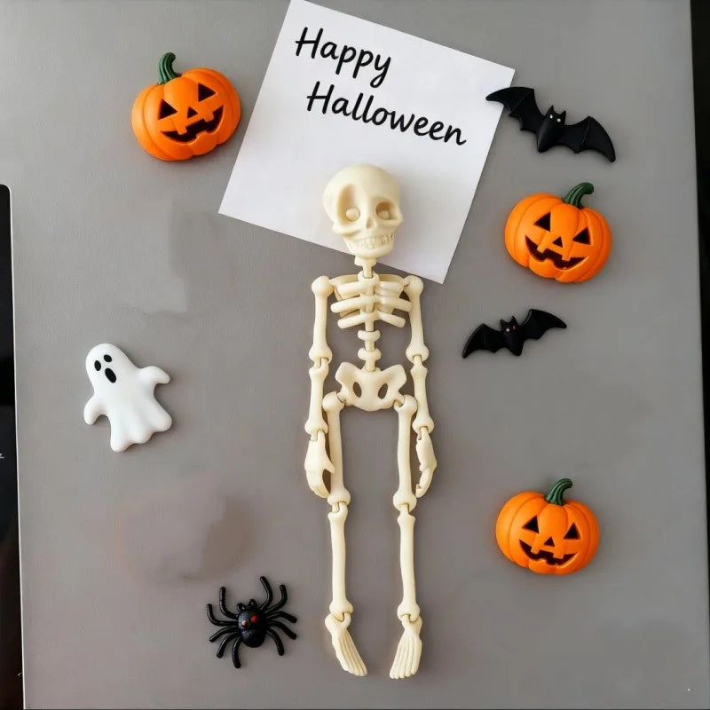 Poseable Skull Magnet