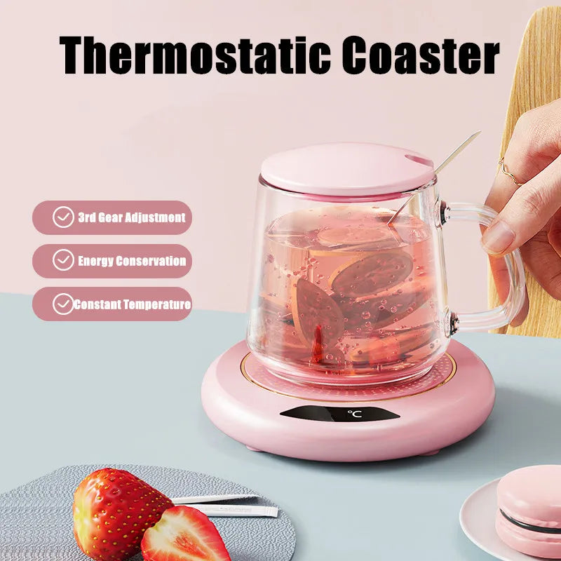 Temperature-Control Heated Coaster