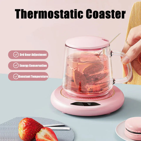 Temperature-Control Heated Coaster
