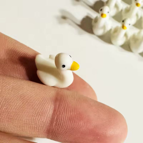 Mini Resin Goose Set