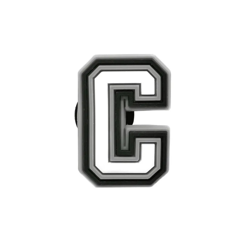 Letter C shoe charm
