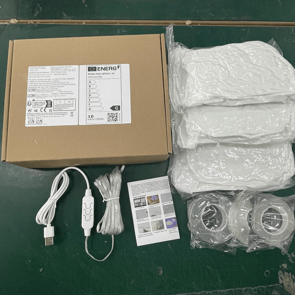 Lámpara LED de nube, decoración de habitación DIY