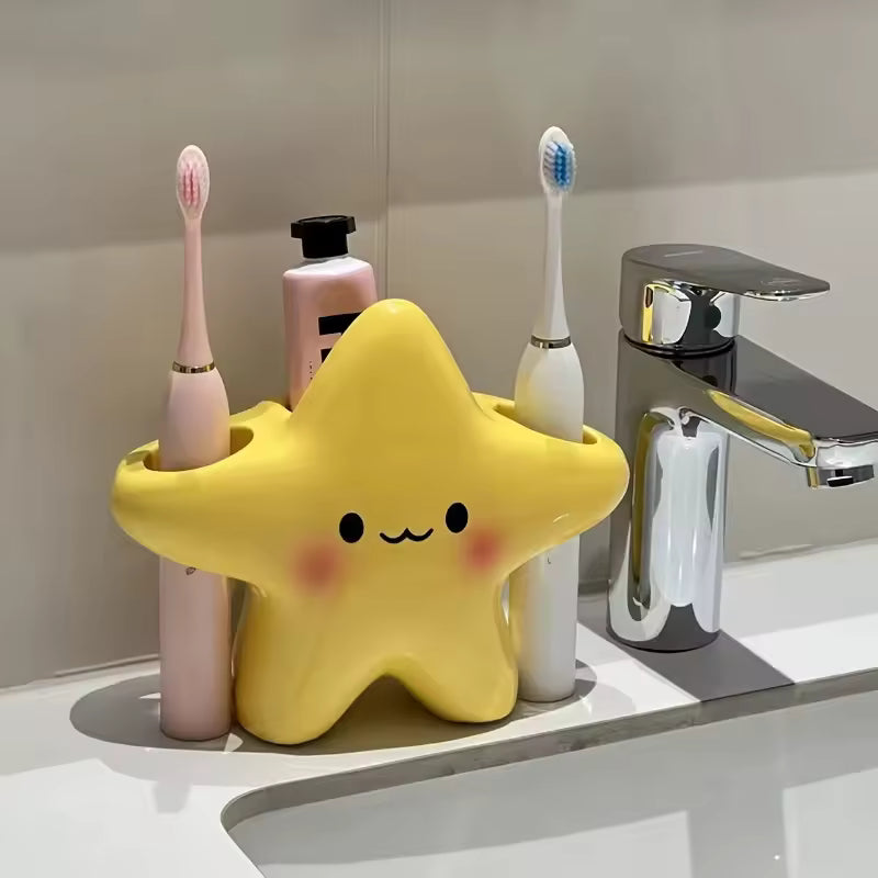Smiling Star Toothbrush Holder