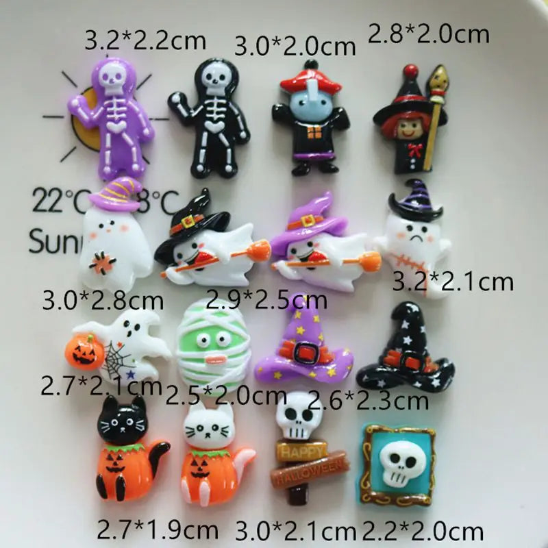 Cabujones de resina de Halloween
