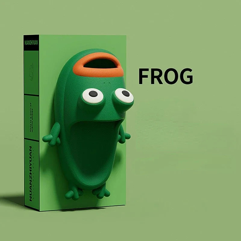 Bright green colourway of the frog slide