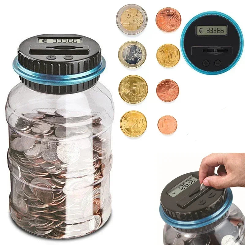 Digital Coin-Counting Bank